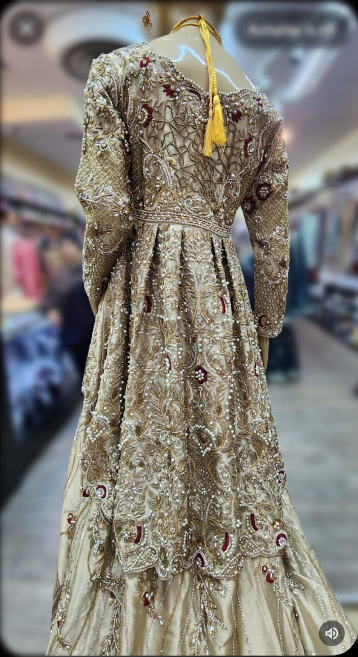Light Silver Bridal Gown - Image 2