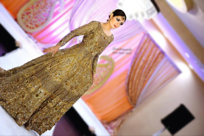 Gold Trail Bridal Gown - Image 4