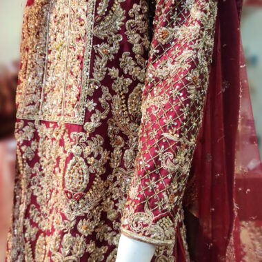 Classic Red Lehenga Bridal Dress