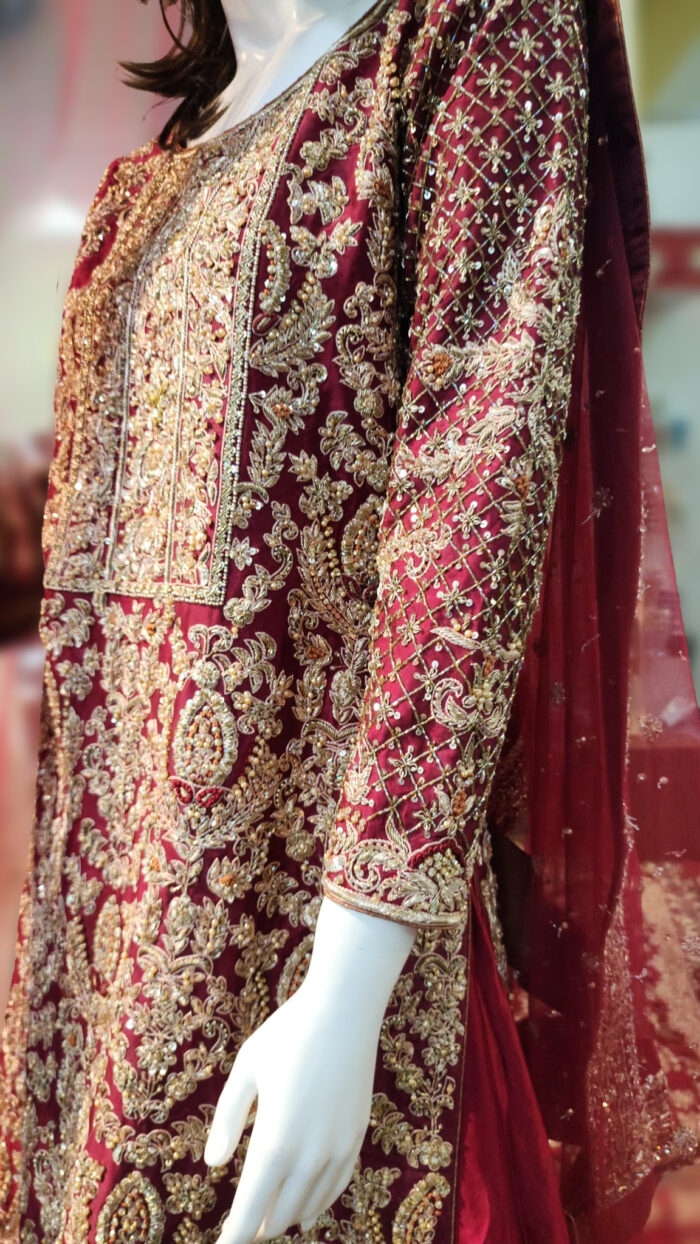 Classic Red Lehenga Bridal Dress